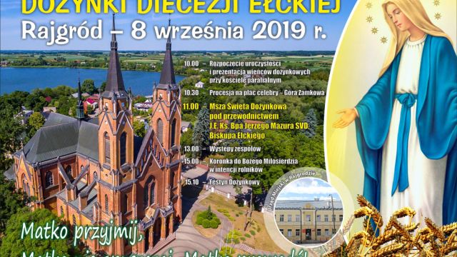Dożynki Diecezji Ełckiej 8 września 2019 r.