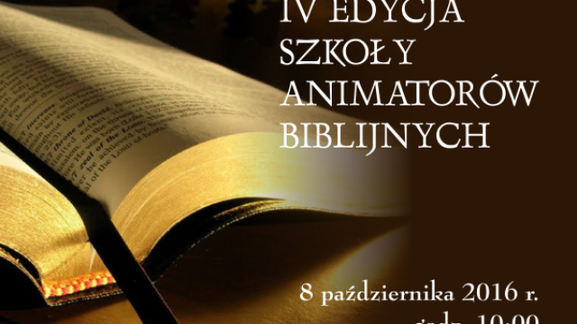 Nowa edycja Szkoły Animatorów Biblijnych